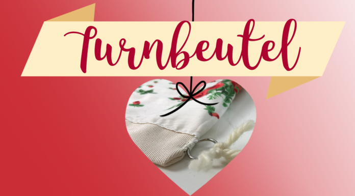 stylischer Turnbeutel